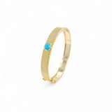 Bangle luxury | 18k gold plated | Italian brass
