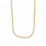 Tennis Diamond | 18k gold plated brass | Italian craftmanship