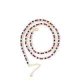 Tennis Diamond | 18k gold plated brass | Italian craftmanship