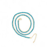 Tennis Diamond | 18k gold plated brass | Italian craftmanship