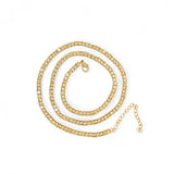Tennis Diamond | 18k gold plated brass | Italian craftmanship