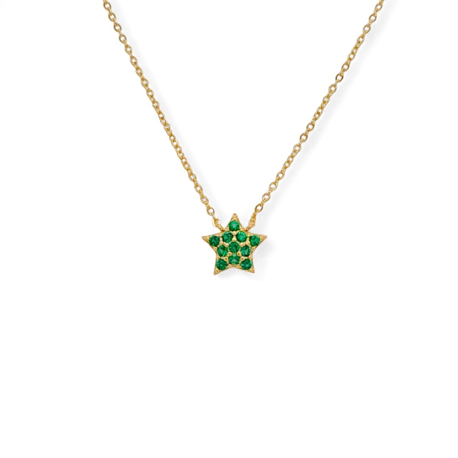 Necklace Star | 18k gold plated Italian Silver 925