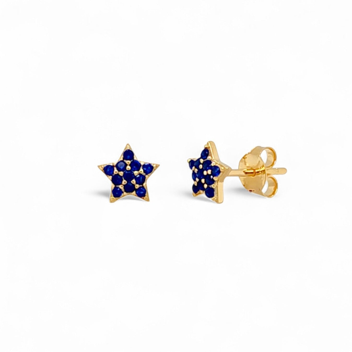 Earring Star | 18k gold plated Italian Sterling Silver