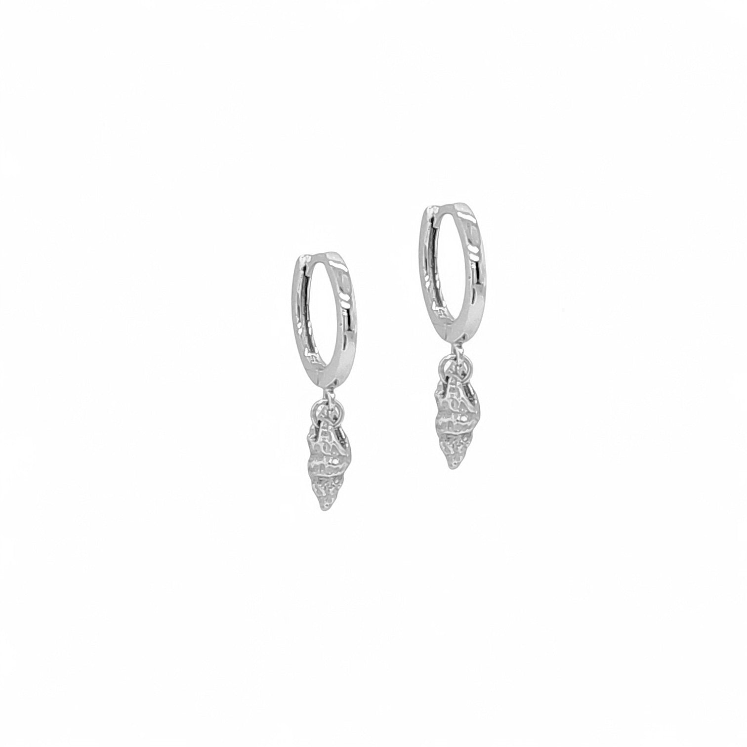 Earring little Hang-Shell | 18K gold plated Sterling Silver 925