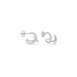 Earring 2 in one | 18k gold plated Sterling Silver