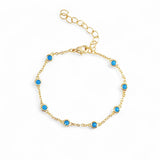Bracelets points | 18k gold plated | Italian craftmanship