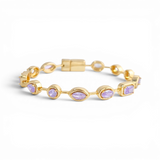 Multi-shape Stones Bracelet | 18K Gold plated | Italian craftmanship