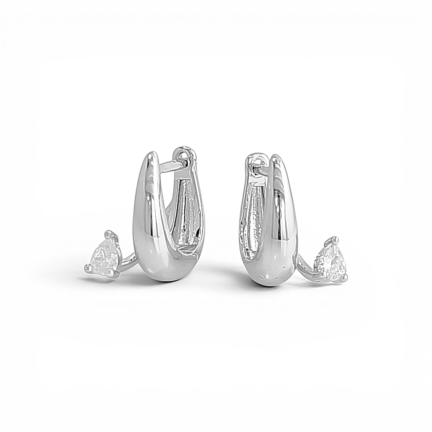 Glory Hoop earring | 18K Gold plated | Italian craftmanship