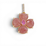 Sonya Flower Pendant | 18K gold plated | Italian craftmanship
