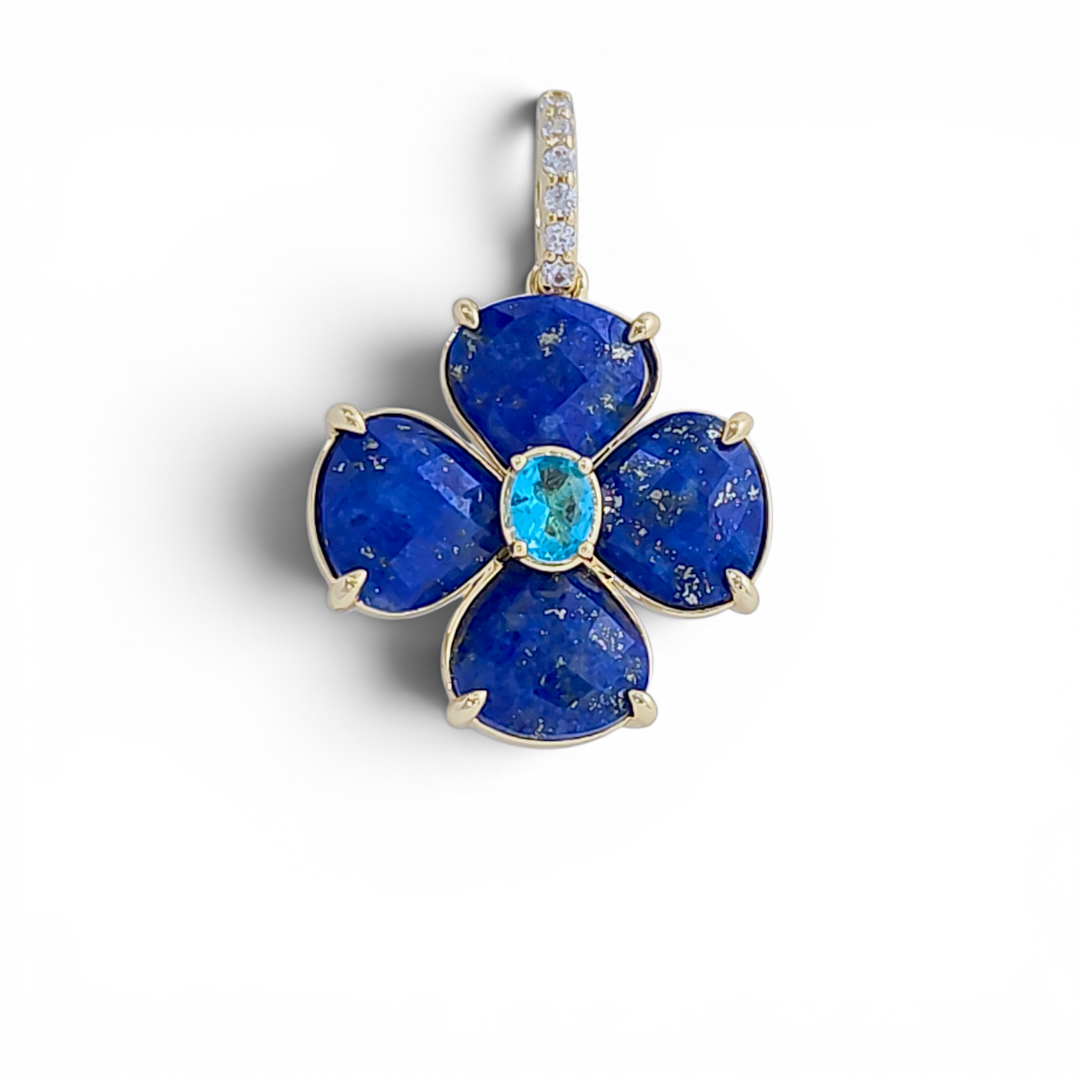 Sonya Flower Pendant | 18K gold plated | Italian craftmanship