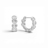 Huggie Bubble ovals | 18k gold plated | Italian craftmanship