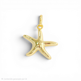 Starfish Pendant | 18K Gold plated | Italian craftmanship