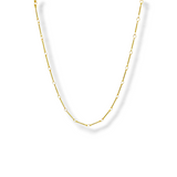 Fancy thin bars Necklace | 18k gold plated | Italian craftmanship