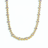 Mermaid bubbles tennis necklace | 18k gold plated | Italian craftmanship