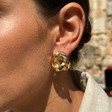 Ilumi Knot Stud Earring – 18K Gold Plated | Studs Collection