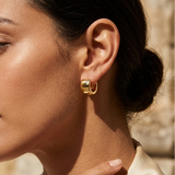 Huggie Maxi Plain 0.5'' – 18K Gold Plated | Huggies & Hoops Collection