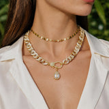 Coins Necklace | 18k Gold plated | Italian Craftsmanship