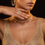 lariat crystals cascata diamond swarowsky hanging zirconia stones