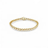 Bracelet Tennis Heart – 18K Gold or Rhodium Plated | Tennis Bracelet Collection