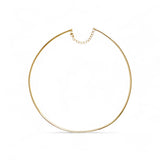 Necklace Hard wired | 18k gold plated | Italian brass