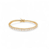 Bracelet princess tennis | 18k gold plated | Italian brass | Cubic zirconia