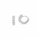 Huggie King | 18k gold plated | Italian brass | cubic zirconia