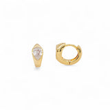 Earring Lotto | 18k plated gold | Italian brass | cubic zirconia