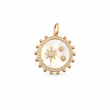 Charm Stelar | 18k gold plated | Italian brass | Cubic zirconia