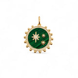 Charm Stelar | 18k gold plated | Italian brass | Cubic zirconia