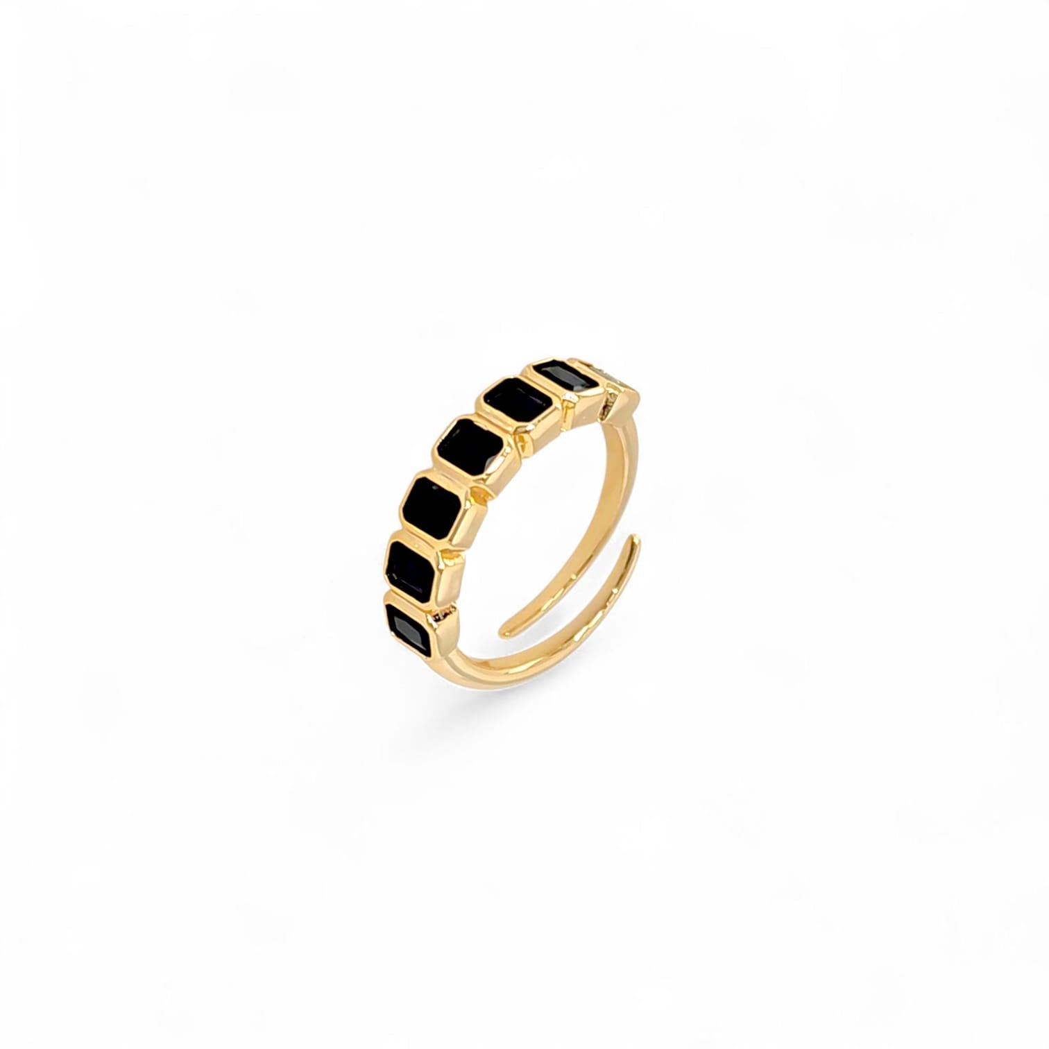 Brass Ring Trend | 18k gold plated | Italian Brass | Cubic zirconia