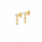 Earring Glam | 18k gold plated | Italian brass | Cubic zirconia