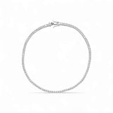 Necklace Princess tennis | 18k gold plated | Italian brass