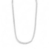 Necklace Princess tennis | 18k gold plated | Italian brass