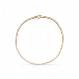 Necklace Princess tennis | 18k gold plated | Italian brass