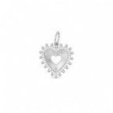Charm heartholo | 18k gold plated | Italian brass | cubic zirconia
