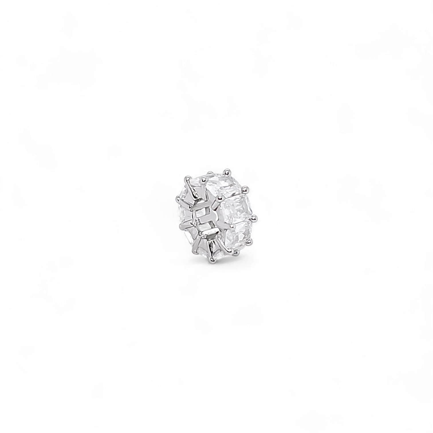 Charm Space Sky | 18k gold plated | Italian Brass | Cubic zirconia