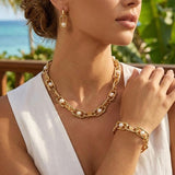 Bracelet Bright | 18k gold plated | Italian brass