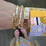 Bangle serpenti | 18k gold plated | Italian brass | cubic zirconia