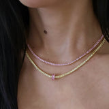 Tennis Diamond | 18k gold plated brass | Italian craftmanship