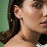 Earring Martini studs | 18k gold plated | Italian craftmanship