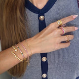 Bracelets points | 18k gold plated | Italian craftmanship