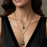 Necklace rolo | 18k gold plated brass | Italian craftmanshipcraftsmanship
