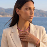 Earring Monaco | Huggie | 18K Gold plated | Italian craftsmanship