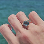 wavy ring at sea