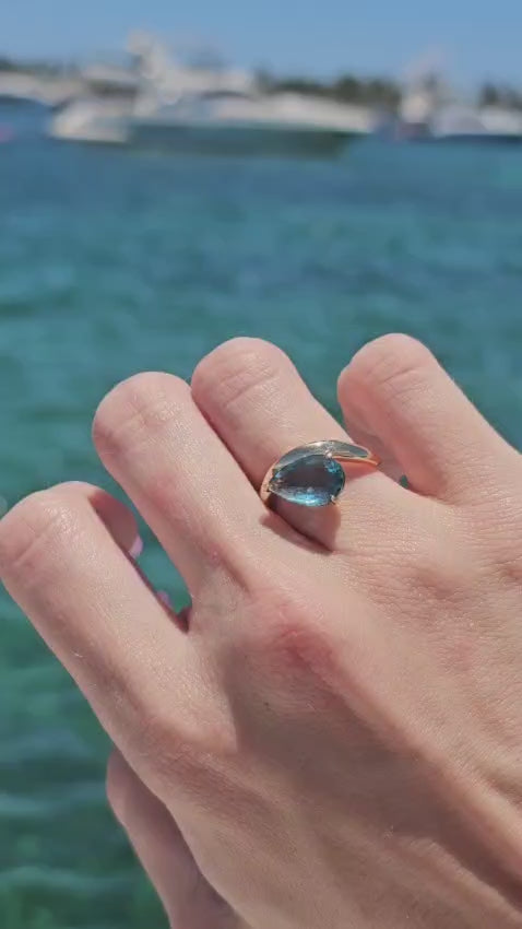 wavy ring at sea