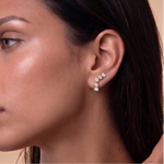 rain drop earring silver italy italian design jewelry 
