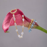 Chained Ear Cuff Earring | 925 Silver 18 Karat Gold | Italian Craftsmanship