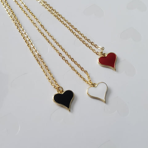 NECKL HEART ENAMEL