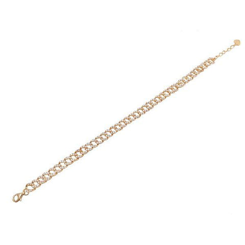 BRACELET CUBAN LINK cz