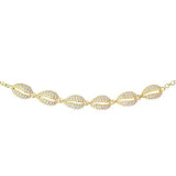 BRACELET SMALL SHELL CZ